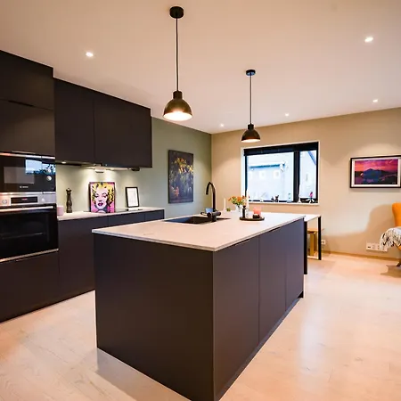 Modern And In Quiet Street Apartment Tromso